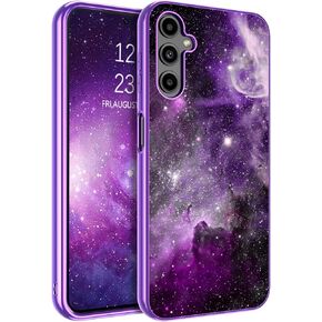 BENTOBEN for Galaxy a14 5G Phone Case, Slim Fit Glow in The Dark Hybrid Shockproof Hard PC Soft TPU Bumper Protective Girls Women Boy Men Cases Cover for Samsung Galaxy a14 5G 6.5 Inch, Purple