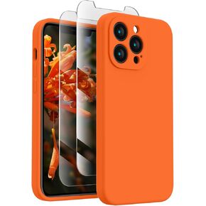 Designed for iPhone 11 Pro Max Case,[Square Edges][Camera Protection] Silicone Shockproof Phone Case with[2X Screen Protectors],Soft Anti-Scratch Microfiber Lining, 6.5 inch, Stone