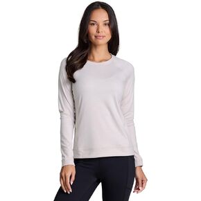 Avalanche Women's Ultra Soft Lightweight Long Sleeve Hiking Tee with Pocket, Easy Fit Crewneck Pullover Top with Side Pocket