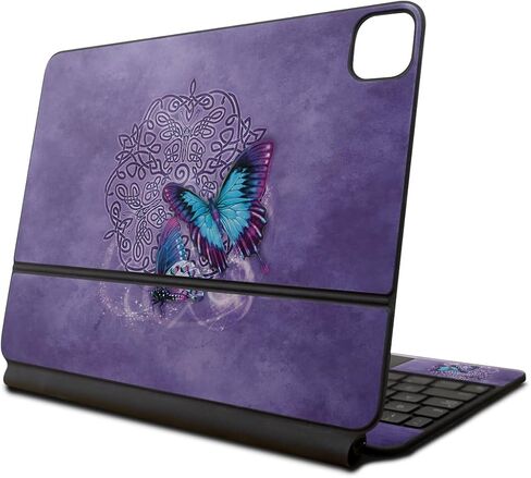 Carbon Fiber Skin Compatible with Apple Magic Keyboard for iPad Air 11-inch (M2) 2024 - Eagle Eye - Premium 3M Vinyl Protective Wrap Decal Cover - Easy to Apply | Crafted in The USA by MightySkins in Saudi Arabia