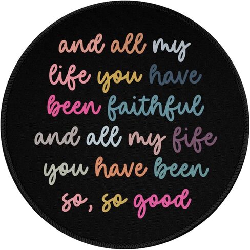 Cute Round Travel Mouse Pad Pink Bow Cherry Mousepad for Laptop Wireless Mouse Aesthetic Kawaii Office Desk Accessories Small Computer Mouse Pads for Desk Mini Mouse Pad, Bow Cherry in Kuwait