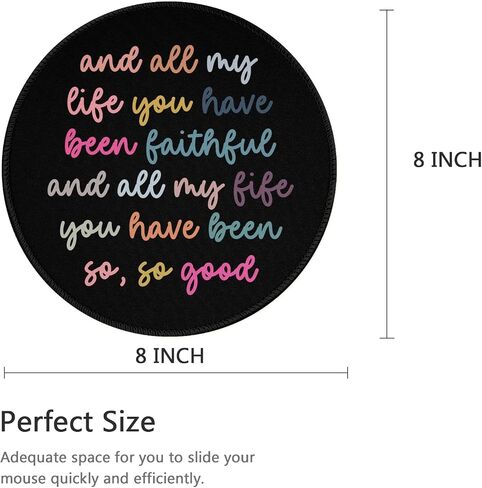 Cute Round Travel Mouse Pad Pink Bow Cherry Mousepad for Laptop Wireless Mouse Aesthetic Kawaii Office Desk Accessories Small Computer Mouse Pads for Desk Mini Mouse Pad, Bow Cherry in Kuwait