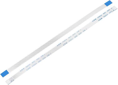 uxcell Flexible Flat Cable, 18 Pins 0.5mm Pitch 150mm FPC FFC Flexible Ribbon Cable for LCD TV Car Audio DVD Player Laptop 20Pcs (A Type) in Kuwait
