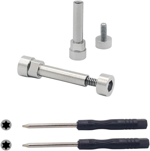 QC35 Hinge Screws Replacement for Bose quietcomfort 35 ii, QC35, QC45, QC45 SE, QC25 Headphones Metal Hinge Swivel Screw Hinge Pin Parts Hex Screw with Tools - 2 Pack in Saudi Arabia