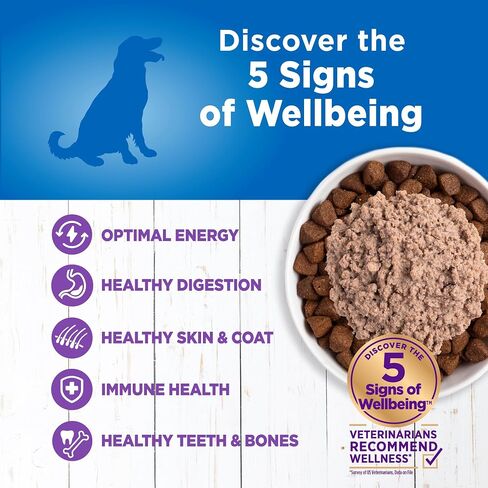 طعام الكلاب من Wellness Simple، خالي من الحبوب الطبيعية، معلب، رطب، ذو مكونات محدودة، السمك الأبيض والبطاطس، علبة 12.5 أونصة (عبوة من 12 قطعة) in Kuwait