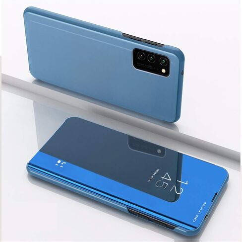 Samsung Galaxy Note 20 Ultra Slim Clear View Flip Bookstyle Protective Case Mirror PU Rose Gold in Kuwait