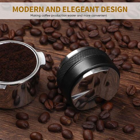 51mm Coffee Distributor & Tamper,Dual Head Coffee Leveler Fits for 51mm Breville Portafilter, Adjustable Depth 6MM Espresso Hand Tampers in Saudi Arabia