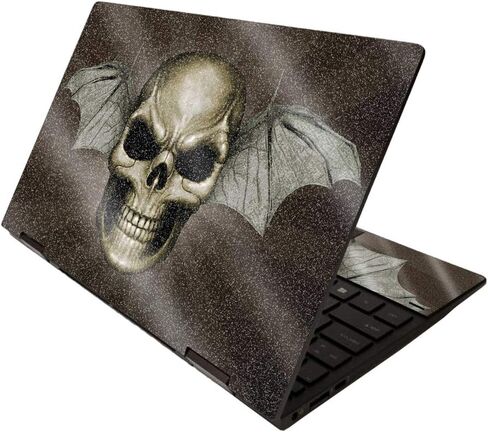 MightySkins Glossy Glitter Skin for HP Envy x360 13" (2020) - Bio Glare | Protective, Durable High-Gloss Glitter Finish | Easy to Apply, Remove, and Change Styles | Made in The USA in Kuwait