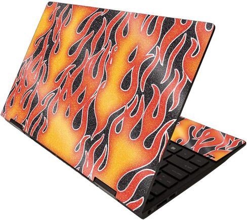 MightySkins Glossy Glitter Skin for HP Envy x360 13" (2020) - Bio Glare | Protective, Durable High-Gloss Glitter Finish | Easy to Apply, Remove, and Change Styles | Made in The USA in Kuwait