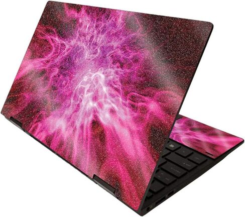 MightySkins Glossy Glitter Skin for HP Envy x360 13" (2020) - Bio Glare | Protective, Durable High-Gloss Glitter Finish | Easy to Apply, Remove, and Change Styles | Made in The USA in Kuwait