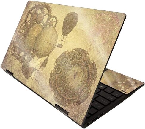 MightySkins Glossy Glitter Skin for HP Envy x360 13" (2020) - Bio Glare | Protective, Durable High-Gloss Glitter Finish | Easy to Apply, Remove, and Change Styles | Made in The USA in Kuwait