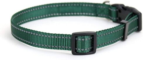 Classic Reflective Dog Collar (Small, Hunter Green) in Kuwait