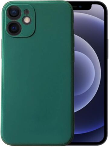 Compatible with iPhone 12 Mini Soft Liquid Silicone Gel Cell Phone Mobile Basic Back Case Cover (Orange) in Saudi Arabia