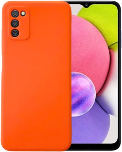 متوافق مع هاتف Samsung Galaxy A03S من جل السيليكون السائل الناعم غطاء خلفي أساسي للهاتف الخلوي (أزرق مخضر) in Saudi Arabia