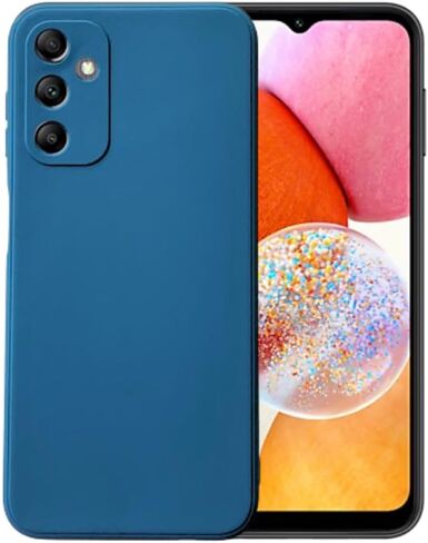Compatible with Samsung Galaxy A14 Soft Liquid Silicone Gel Cell Phone Mobile Basic Back Case Cover (Teal) in Saudi Arabia