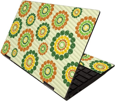 غلاف من ألياف الكربون MightySkins لجهاز HP Envy x360 13 بوصة (2020) - الجنة | لمسة نهائية واقية ومتينة من ألياف الكربون | سهلة التطبيق والإزالة وتغيير الأنماط | صنع في الولايات المتحدة الأمريكية in Saudi Arabia