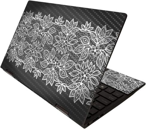 غلاف من ألياف الكربون MightySkins لجهاز HP Envy x360 13 بوصة (2020) - الجنة | لمسة نهائية واقية ومتينة من ألياف الكربون | سهلة التطبيق والإزالة وتغيير الأنماط | صنع في الولايات المتحدة الأمريكية in Saudi Arabia
