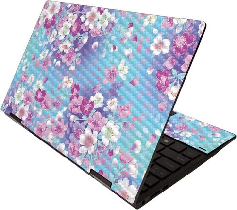 غلاف من ألياف الكربون MightySkins لجهاز HP Envy x360 13 بوصة (2020) - الجنة | لمسة نهائية واقية ومتينة من ألياف الكربون | سهلة التطبيق والإزالة وتغيير الأنماط | صنع في الولايات المتحدة الأمريكية in Saudi Arabia