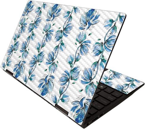 غلاف من ألياف الكربون MightySkins لجهاز HP Envy x360 13 بوصة (2020) - الجنة | لمسة نهائية واقية ومتينة من ألياف الكربون | سهلة التطبيق والإزالة وتغيير الأنماط | صنع في الولايات المتحدة الأمريكية in Saudi Arabia