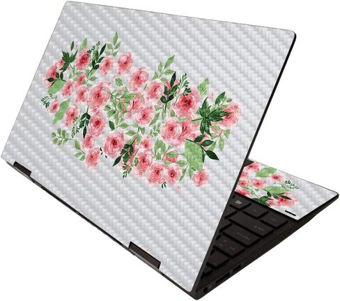 غلاف من ألياف الكربون MightySkins لجهاز HP Envy x360 13 بوصة (2020) - الجنة | لمسة نهائية واقية ومتينة من ألياف الكربون | سهلة التطبيق والإزالة وتغيير الأنماط | صنع في الولايات المتحدة الأمريكية in Saudi Arabia