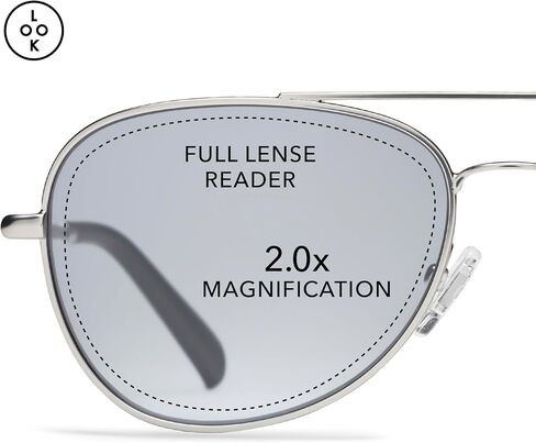LOOK OPTIC Cooper Tint - Stylish, Unisex, High Optical Quality Readers - Comfortable, Scratch Resistant Reading Glasses in Saudi Arabia