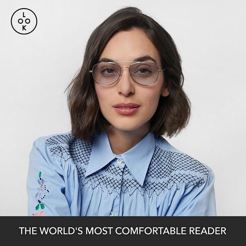 LOOK OPTIC Cooper Tint - Stylish, Unisex, High Optical Quality Readers - Comfortable, Scratch Resistant Reading Glasses in Saudi Arabia