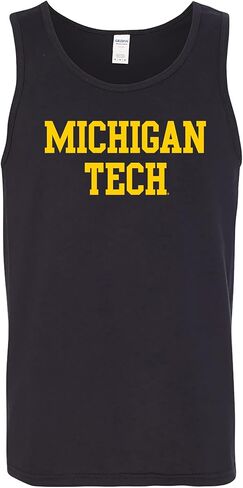 UGP Campus Apparel AT01 - قميص بدون أكمام رجالي من Michigan Wolverines Basic Block مقاس 3X-Large Navy in Kuwait