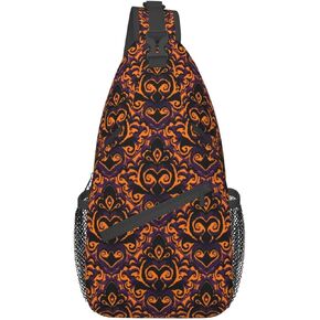 Haunt Mansion Sling Backpack Chest Bag Crossbody Shoulder Bag Gym Cycling Travel Hiking Daypack For Men Women