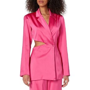 Porsha Williams x The Drop Women's Black Cutout Waist Blazer