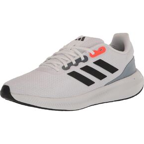 adidas Men's Run Falcon 3.0 Shoe, Black/Carbon/Solar Red, 9