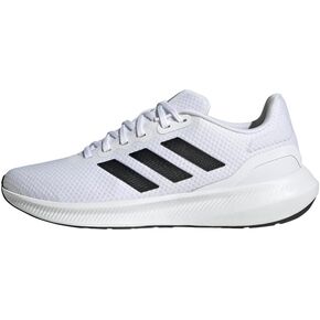 adidas Men's Run Falcon 3.0 Shoe, Black/Carbon/Solar Red, 9