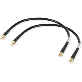 GEMEK 3ft SMA Male to SMA Female Pure Copper Cable, Low Loss S-MR240 Extension Coaxial - Antenna Lead Extender for 3G 4G 5G 6G LTE ADS-B Ham GPS WiFi RF Radio Use (50 Ohm Not for TV)