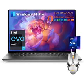 Dell XPS 15 Business Laptop - 15.6" FHD+, Intel 10-Core i7-13620H, Arc Graphics A370M, 32GB DDR5 RAM, 1TB SSD, Microsoft Office Lifetime License & Win 11 Pro & Mouse, Backlit KB