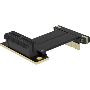 PCIe 4.0 x1 Riser Cable,PCI-Express 1X Male to Female Extension Cable PCI-e Extender Adapter（20CM）