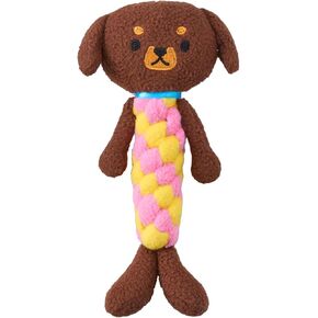 NAKAMA Dog Toys Hamigaki Animal-Collection for Small to Medium Dogs, 4 Pack (Bunny, Bear, Frog, Penguin)