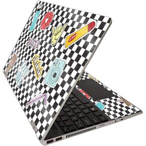 MightySkins Glossy Glitter Skin for HP Pavilion x360 15" (2020) - Paint Party | Protective, Durable High-Gloss Glitter Finish | Easy to Apply, Remove, and Change Styles | Made in The USA