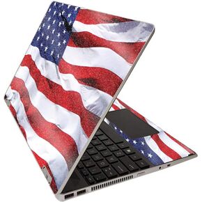 MightySkins Glossy Glitter Skin for HP Pavilion x360 15" (2020) - Eagle Head | Protective, Durable High-Gloss Glitter Finish | Easy to Apply, Remove, and Change Styles | Made in The USA
