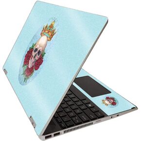 MightySkins Glossy Glitter Skin for HP Pavilion x360 15" (2020) - Wolf Dreams | Protective, Durable High-Gloss Glitter Finish | Easy to Apply, Remove, and Change Styles | Made in The USA