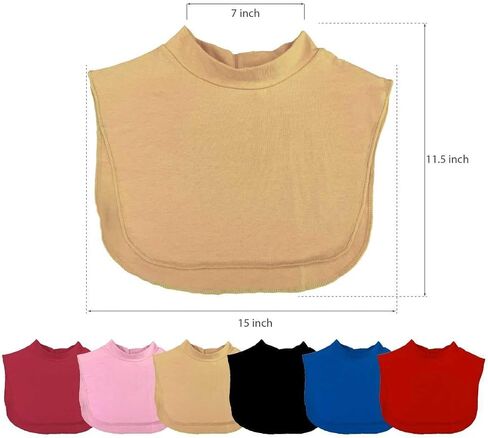 Trenton Gifts Black Dickey, Mock Turtleneck for Men and Women, Fashion Accessories in Saudi Arabia