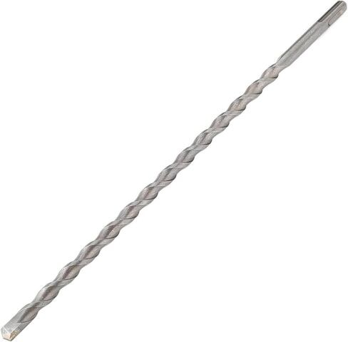 Utoolmart 12mm x 350mm Carbide Tipped Rotary Hammer Bit | 9mm Round Shank for SDS Impact Drill, Anti-Slip Flute for Fast Dust Removal, Masonry Drill Bit for Concrete, Brick and Stone in Kuwait