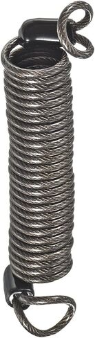 Disc Lock Security Steel Cable - Plastic Coated Spring Reminder Wire Anti-Theft Rope, Apply to Outdoors Protection (2.5mmx1m, Red) in Kuwait