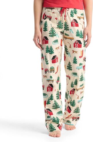 منزل صغير أزرق من Hatley المرأة LBH بيجامة السراويل الكلاسيكية جيرسي بيجامة السراويل in Kuwait