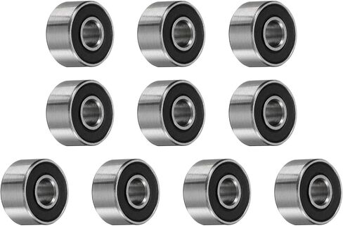 uxcell 5pcs 6710-2RS Bearing 50x62x6mm, Chrome Steel Double Rubber Seals Precision Bearing, Lubricated Deep Groove Ball Bearings, P6 (ABEC 3) in Saudi Arabia