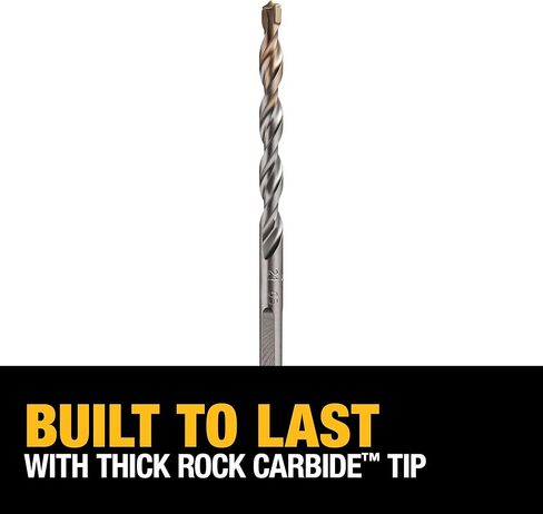 DEWALT DW5224 1/4-Inch by 4-Inch Carbide Hammer Drill Bit , Silver in Saudi Arabia