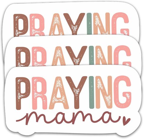 (3Pcs) She is Mom Sticker Mama Sticker Perfect for Moms Mama Mothers Grandma Mother's Day – Waterproof Vinyl Decal for Books Laptops Phones Tumblers Water Bottles, Size 3 x 3 Inch in Saudi Arabia
