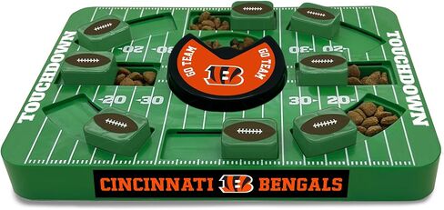 Pets First NFL Cincinnati Bengals Puzzle Toy, Puzzle Treat Dog Toy, Interactive Dog Treat Toy, Dog Puzzle in Saudi Arabia