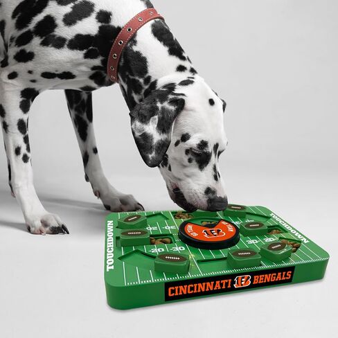 Pets First NFL Cincinnati Bengals Puzzle Toy, Puzzle Treat Dog Toy, Interactive Dog Treat Toy, Dog Puzzle in Saudi Arabia