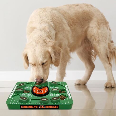 Pets First NFL Cincinnati Bengals Puzzle Toy, Puzzle Treat Dog Toy, Interactive Dog Treat Toy, Dog Puzzle in Saudi Arabia