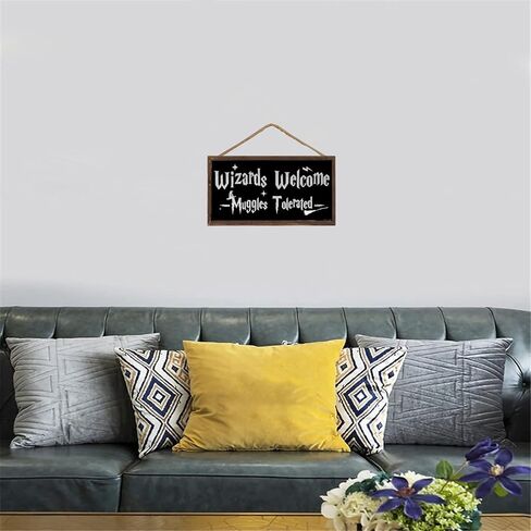 The Cupboard Under The Stairs, Funny Wizardry Theme Decor Wall Art Sign, Design Hanging Gift Decor for Home Coffee House Bar (US-G133) in Saudi Arabia