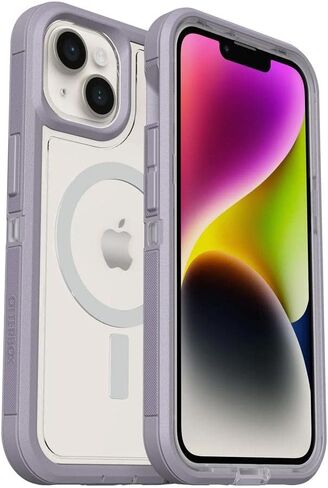حافظة Otterbox Defender XT Clear iPhone 14 Pro، معتمدة من معيار Lavender Sky US MIL in Saudi Arabia